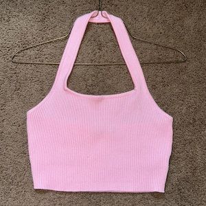 Pink Halter Tank